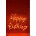 Neon Happy Birthday Led Aydınlatma Tabela